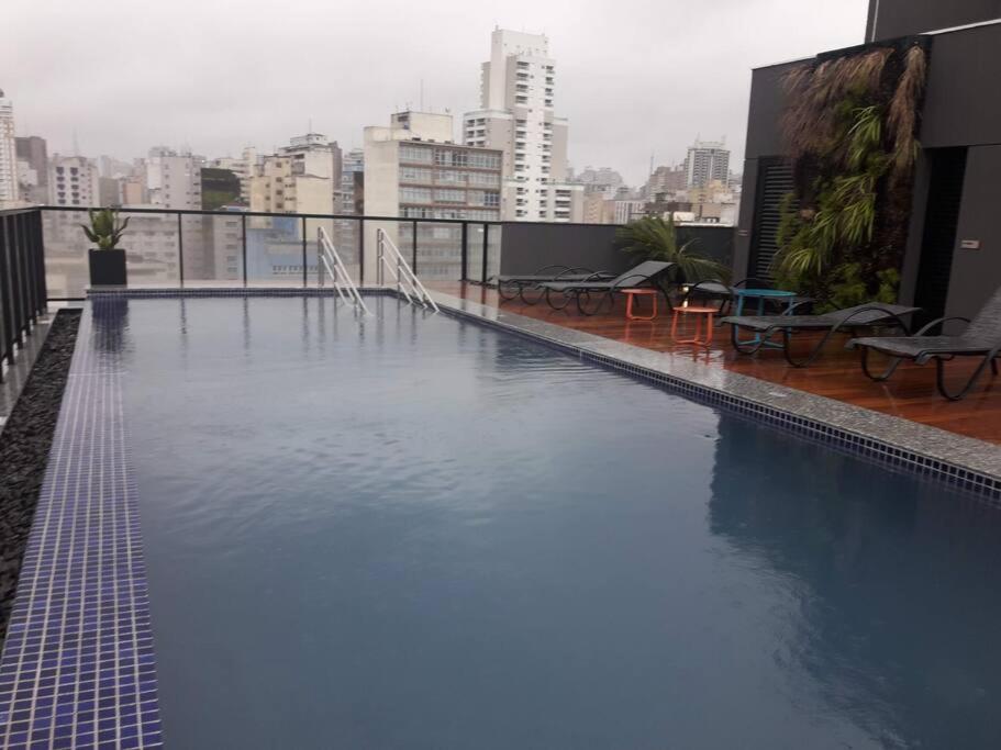Апартаменты Studio Lindo Ao Lado Do Metro Santa Cecilia Сан-Пауло Экстерьер фото