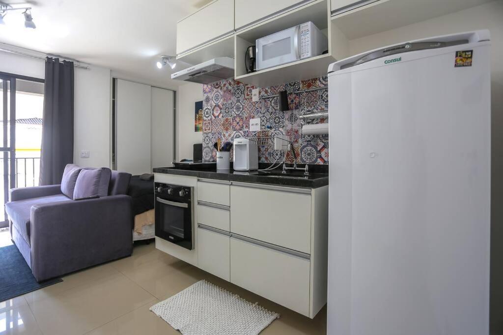 Апартаменты Studio Lindo Ao Lado Do Metro Santa Cecilia Сан-Пауло Экстерьер фото